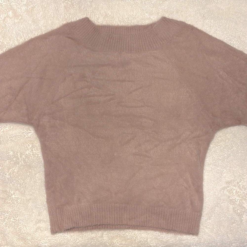 Express soft light purple stretchy sweater